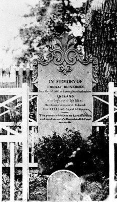 image of Tombstone of Thomas Blinkhorn